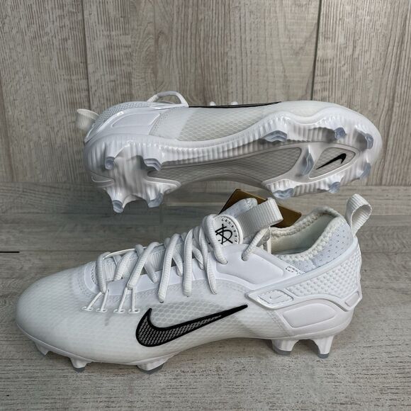 Nike Huarache 9 Elite Low LAX SE Lacrosse Mens Size 6 Cleats FD0089-101 White main image 4